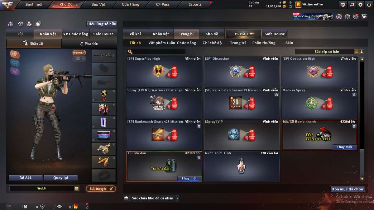 shop acc cf uy tin gia re